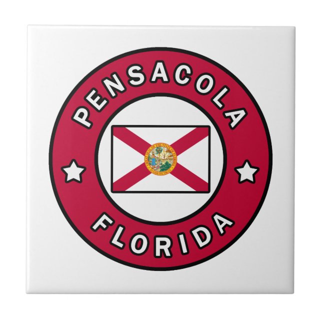 Pensacola Florida Kakelplatta (Framsidan)