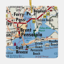 Pensacola Florida Karta