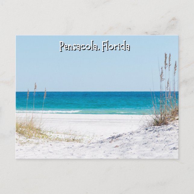 Pensacola Florida Postcard Vykort (Framsida)