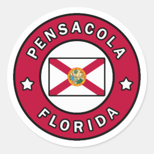 Pensacola Florida Runt Klistermärke