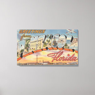 Pensacola Florida - stora brevplatser Canvastryck