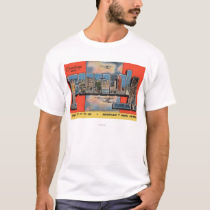 Pensacola Florida - stora brevplatser T-shirt