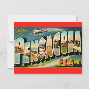 Pensacola Florida Vintage vykort