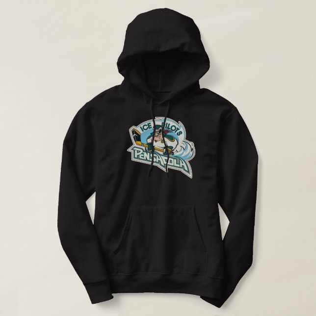 Pensacola Ice Pilots Retro Defunct Ice Hockey Esse Hoodie (Design framsida)