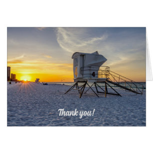 Pensacola Lifeguard Station Sunrise - tackkort OBS Kort
