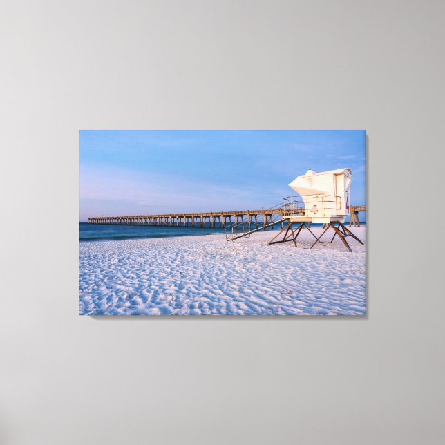 Pensacola Morgonens skyddsställ och Pier Canvas (Framsida)
