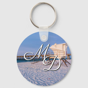Pensacola Morgonens skyddsställ och Pier Keychain Nyckelring