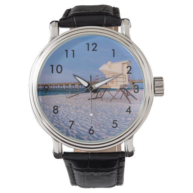 Pensacola Morgonens skyddsställ och pir Armbandsur (Framsida)