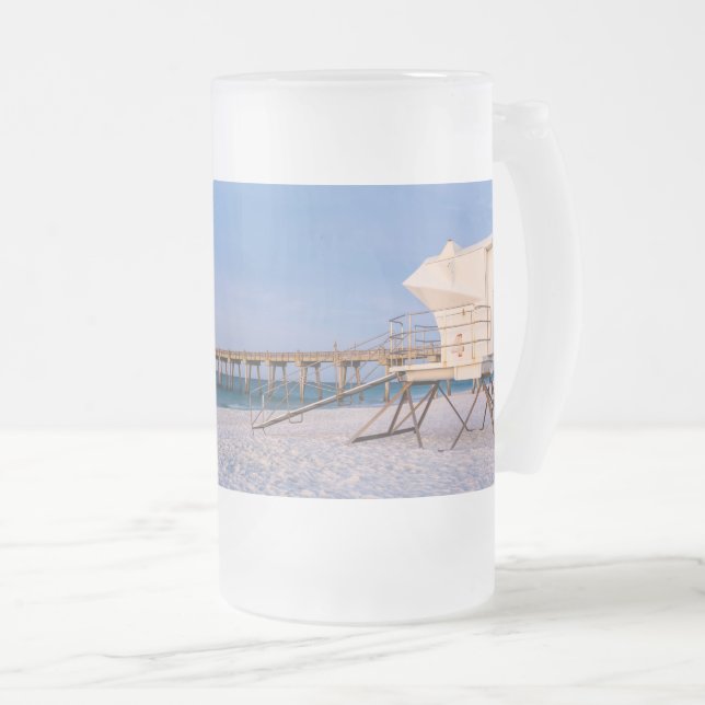 Pensacola Morgonens skyddsställ och pir Frostat Ölglas (Framsida höger)