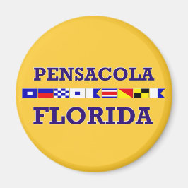 Pensacola Nautical Flagga Magnet