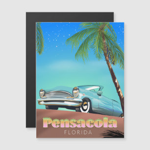 Pensacola, plorida vintage stil reseaffisch