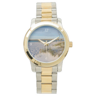 Pensacola Sand Dunes Pier Morgon Unisex Watch Armbandsur