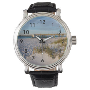 Pensacola Sand Dunes Pier Morgon Wrist Watch Armbandsur