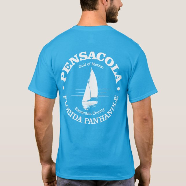 Pensacola (segelbåt) t shirt (Baksida)