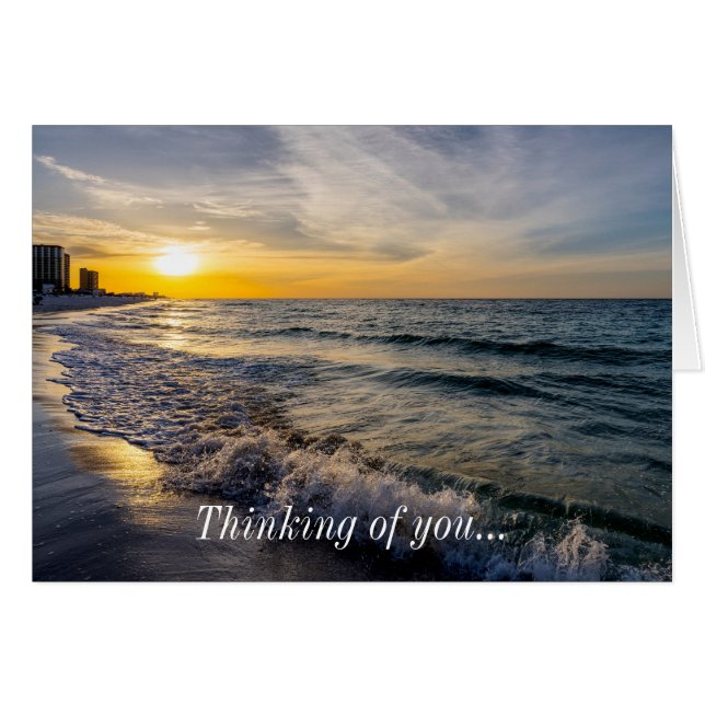 Pensacola som sprider Vinkar soluppgång OBS Kort (Framsidan Horizontal)