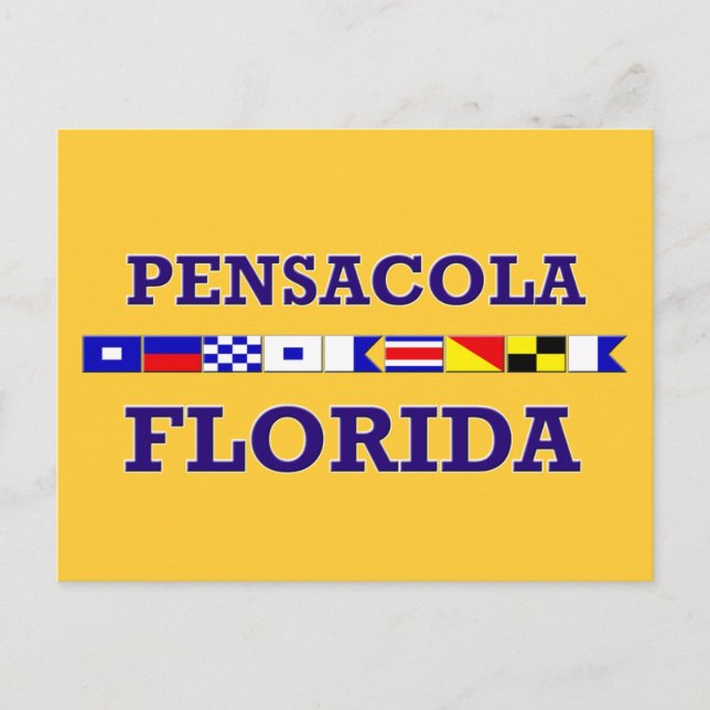Pensacola vykort (Framsida)