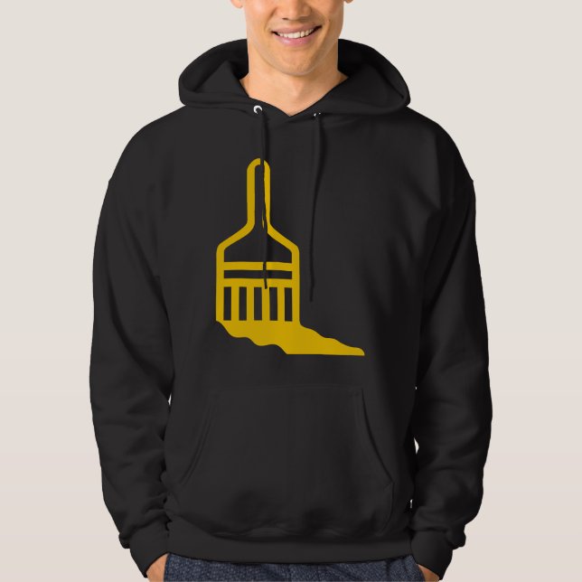 Pensel-ikon Sweatshirt Med Luva (Framsida)