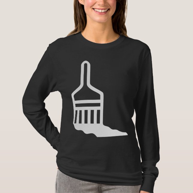 Pensel-ikon T-shirt (Framsida)