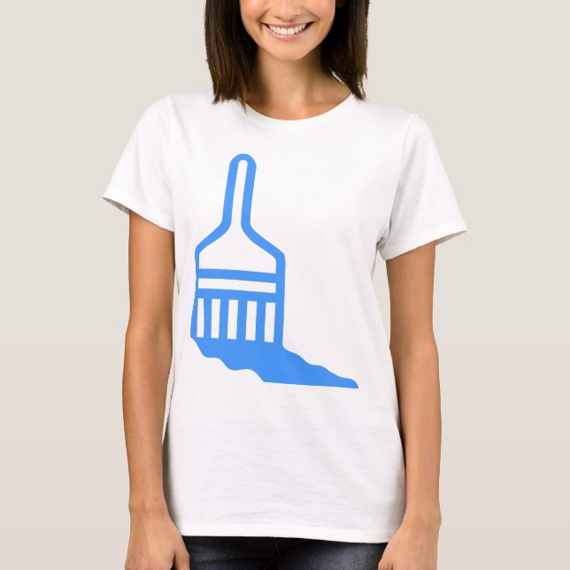 Pensel-ikon T Shirt (Framsida)