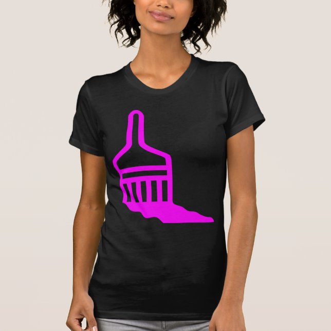 Pensel-ikon T Shirt (Framsida)