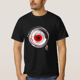 Pensel Målad vinylpost Retro Grunge T-Shirt