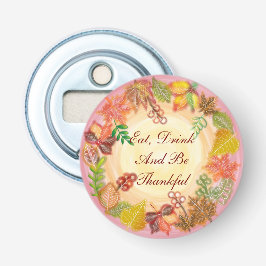 Penselavbildning för Thanksgiving Flasköppnare