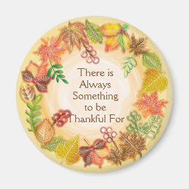 Penselavbildning för Thanksgiving Magnet