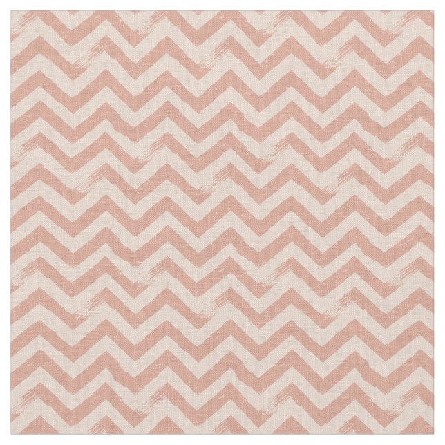 Penseldrag chevron tyg (Närbild)