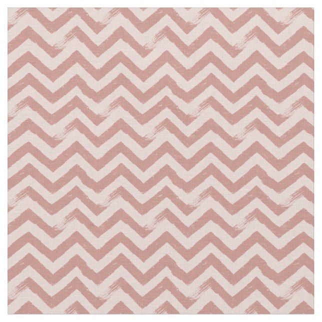 Penseldrag chevron tyg (Närbild)