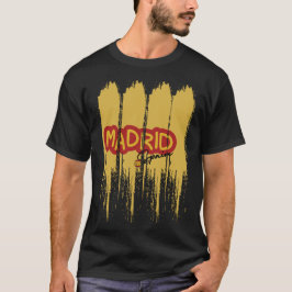 Penseldrag Flytande Design Madrid T Shirt