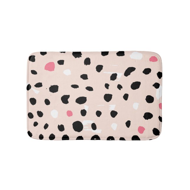 Penseldrag för bläck: Konstnärliga Struktur Badrumsmatta (Framsidan)