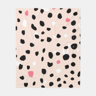 Penseldrag för bläck: Konstnärliga Struktur Fleecefilt