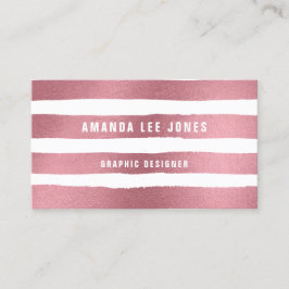 Penseldrag för ro Guld Visitkort