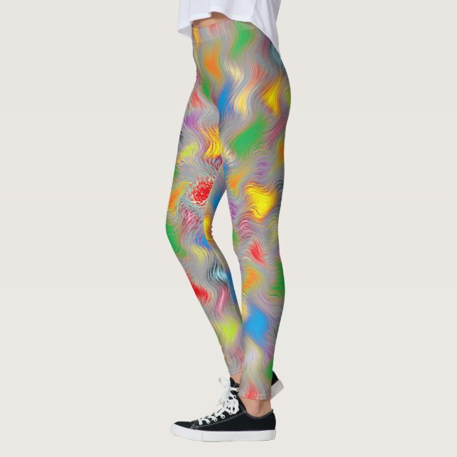 Penseldrag Leggings (Vänster)