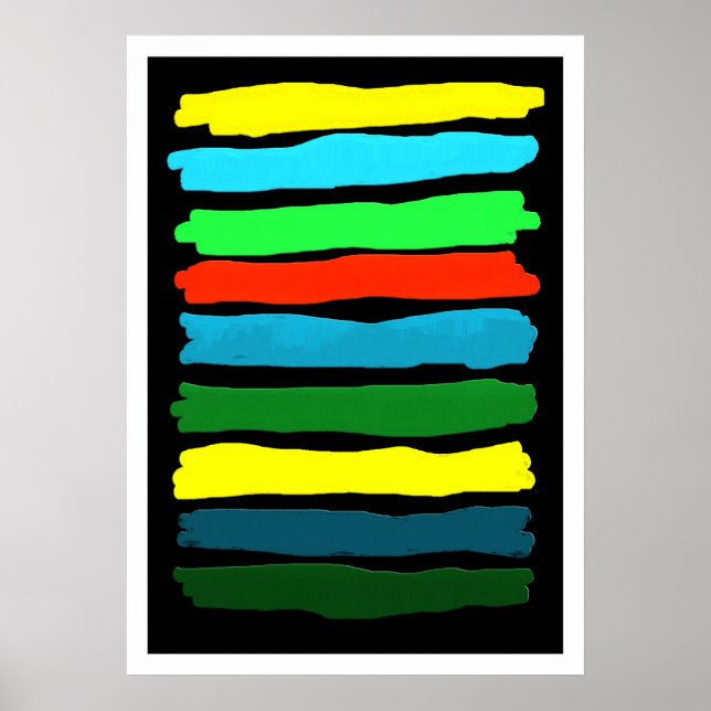 Penseldrag nr 5 (V.2) Poster (Framsidan)