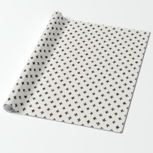 Penseldrag, Vintage sömlös Mönster Presentpapper