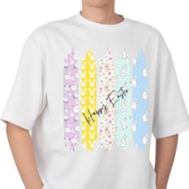 Penseldragpastel Färg Påsk T Shirt