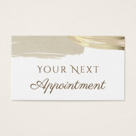 Penseldragskort för guld-färgpensel visitkort