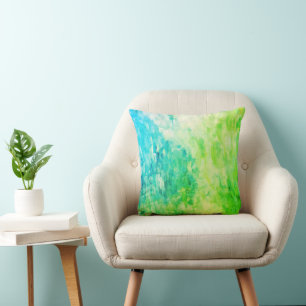 Penseldragsmålning för Impressionism Kudde