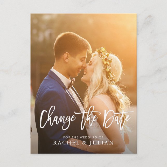 penselskript ändra datumfotot vykort (Framsida)