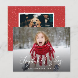 Penselskript, Fullt, fotopul Julkort