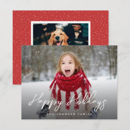 Penselskript, Fullt, fotopul Julkort