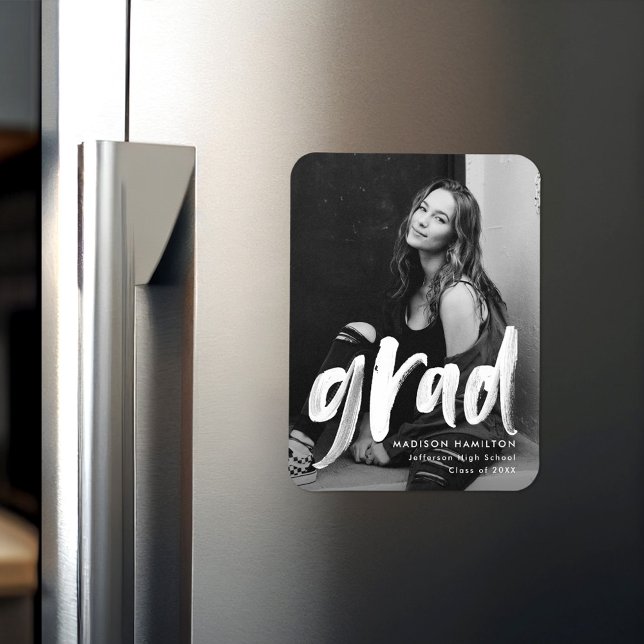 Penselskript Grad Photo Studenten Magnet (Skapare uppladdad)