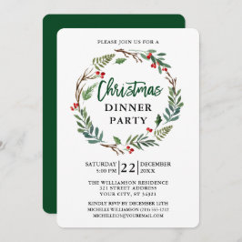 Penselskript Vattenfärg Utandning Party Inbjudningar