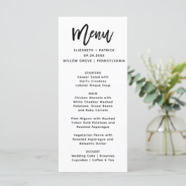 Penseltypografi Meny