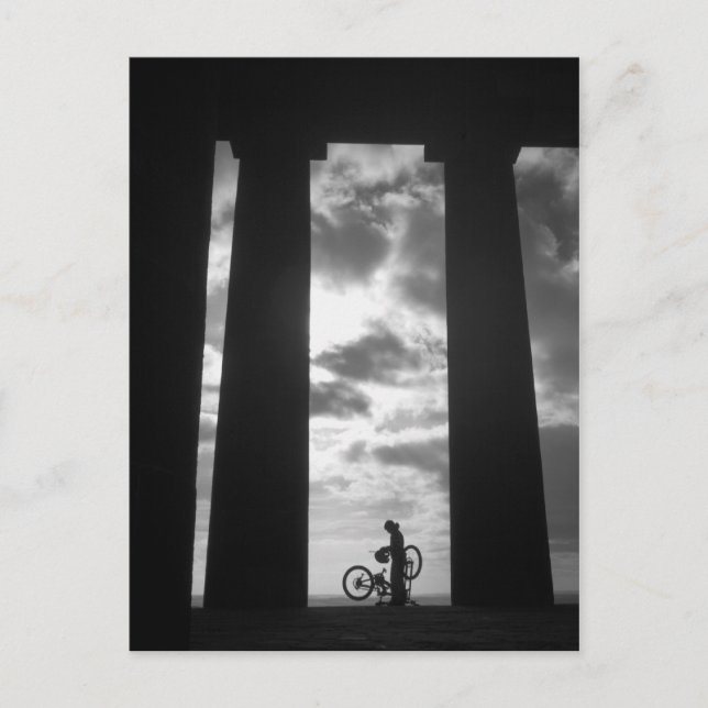 Penshaw Monument med vykort för Biker (Framsida)