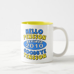 Pension 2010 Två-Tonad mugg