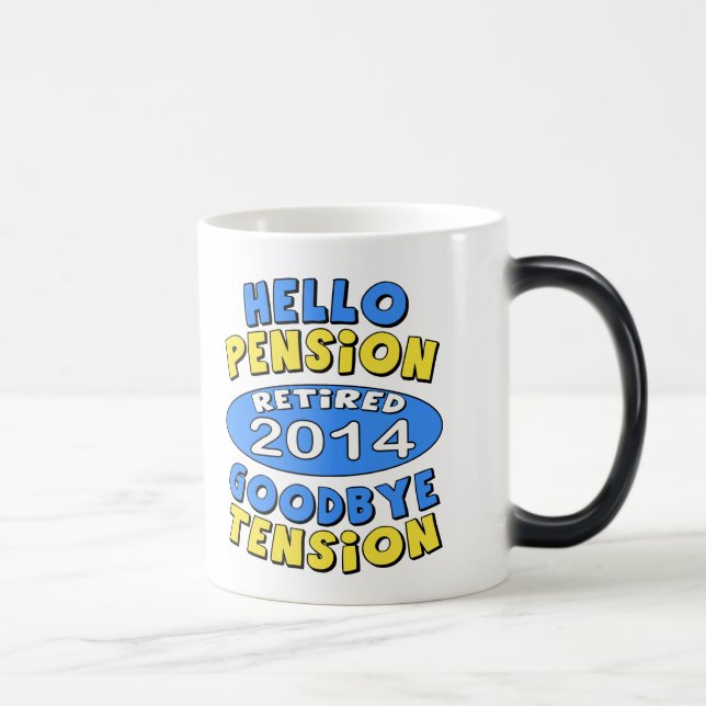 Pension 2014 magisk mugg (Höger)