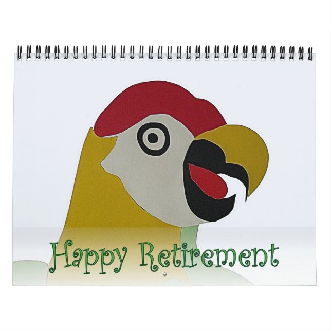 Pension 2016 Calendar Parrot Head Naive Art Kalender (Omslag)