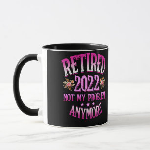 Pension 2022 Cute Rosa Redragen Mugg